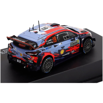 EDICOLA HYUNDAI i20 COUPE WRC N 19 RALLY MONTECARLO 2019 SEBASTIEN LOEB - DANIEL ELENA - CON VETRINA - WITH SHOWCASE - LIGHT