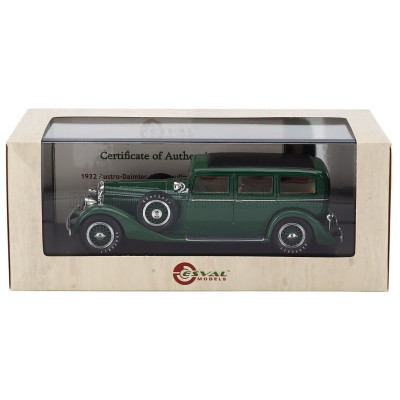 ESVAL MODEL AUSTRO-DAIMLER ADR8 LIMOUSINE PULLMAN 1932 - GREEN 1/43