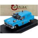 ESVAL MODEL CHEVROLET 150 VAN POLICE 1956 - BLUE BLACK 1/43