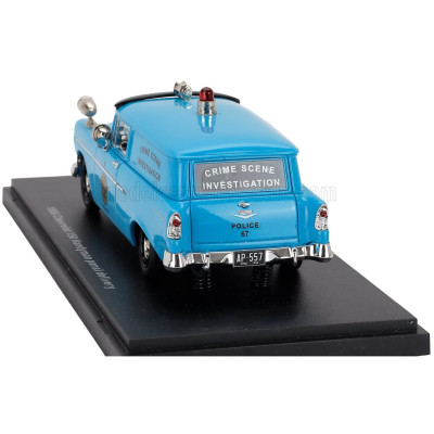 ESVAL MODEL CHEVROLET 150 VAN POLICE 1956 - BLUE BLACK 1/43