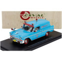 ESVAL MODEL CHEVROLET 150 VAN AMBULANCE 1956 - BLUE RED 1/43