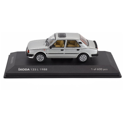 FOXTOYS ŠKODA 125L 1988 - SILVER 1/43
