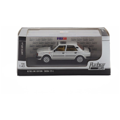 FOXTOYS ŠKODA 125L 1988 - SILVER 1/43