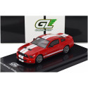 GREENLIGHT FORD USA MUSTANG SHELBY GT500 SUPER SNAKE COUPE 2007 - RED WHITE 1/64