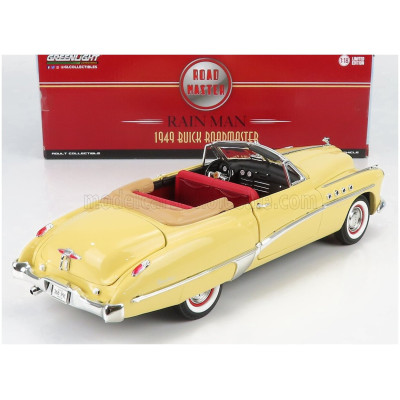 GREENLIGHT BUICK ROADMASTER CABRIOLET OPEN 1949 - CHARLIE BABBITT RAIN MAN - CREAM 1/18