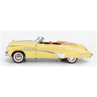 GREENLIGHT BUICK ROADMASTER CABRIOLET OPEN 1949 - CHARLIE BABBITT RAIN MAN - CREAM 1/18