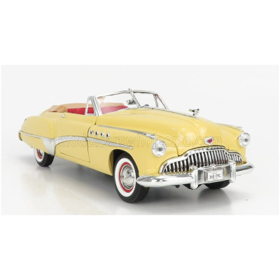 GREENLIGHT BUICK ROADMASTER CABRIOLET OPEN 1949 - CHARLIE BABBITT RAIN MAN - CREAM 1/18