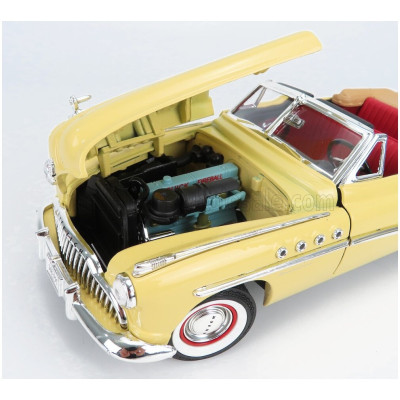 GREENLIGHT BUICK ROADMASTER CABRIOLET OPEN 1949 - CHARLIE BABBITT RAIN MAN - CREAM 1/18