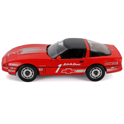 GREENLIGHT CHEVROLET CORVETTE C4 MALCOM KONNER 1988 - RED 1/18
