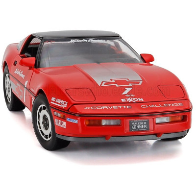 GREENLIGHT CHEVROLET CORVETTE C4 MALCOM KONNER 1988 - RED 1/18