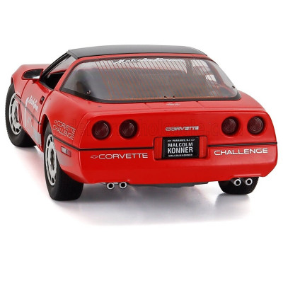 GREENLIGHT CHEVROLET CORVETTE C4 MALCOM KONNER 1988 - RED 1/18