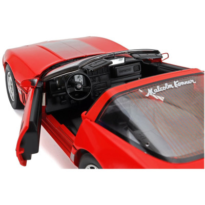 GREENLIGHT CHEVROLET CORVETTE C4 MALCOM KONNER 1988 - RED 1/18