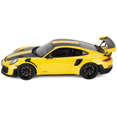 GT SPIRIT PORSCHE 911 991-2 GT2 RS COUPE NURBURGRING LAP RECORD (6 minutes 47.3 seconds) 2017 - YELLOW BLACK 1/18
