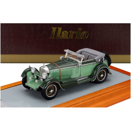 ILARIO MODEL MERCEDES BENZ 720SS sn35340 KAROSSERIE PAPLER SPORT CABRIOLET OPEN 1932 - 2 TONE GREEN 1/43