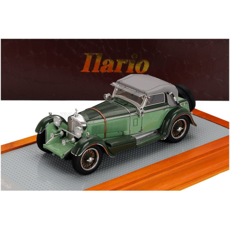 ILARIO MODEL MERCEDES BENZ 720SS sn35340 KAROSSERIE PAPLER SPORT CABRIOLET CLOSED 1932 - 2 TONE GREEN 1/43
