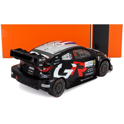 IXO MODELS TOYOTA YARIS GR RALLY1 HYBRID TEAM TOYOTA GAZOO RACING WRT N 17 2nd RALLY ISLAS CANARIAS 2025 SEBASTIEN OGIER