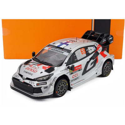 IXO MODELS TOYOTA YARIS GR HYBRID RALLY1 TEAM TOYOTA GAZOO RACING WRT N 69 3rd RALLY PORTUGAL 2025 KALLE ROVANPERA - JONNE