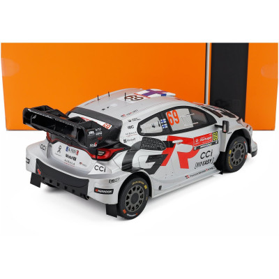 IXO MODELS TOYOTA YARIS GR HYBRID RALLY1 TEAM TOYOTA GAZOO RACING WRT N 69 3rd RALLY PORTUGAL 2025 KALLE ROVANPERA - JONNE