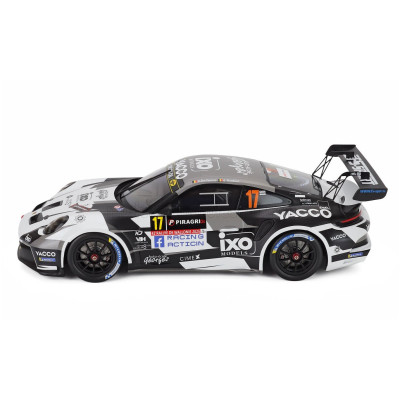 IXO MODELS PORSCHE 911 992 RALLY GT TEAM ECURIE ESBAYE N 17 RALLY WALLONIEN 2025 CEDRIC DE CECCO - JEROME HUMBLET - BLACK WHITE