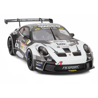 IXO MODELS PORSCHE 911 992 RALLY GT TEAM ECURIE ESBAYE N 17 RALLY WALLONIEN 2025 CEDRIC DE CECCO - JEROME HUMBLET - BLACK WHITE