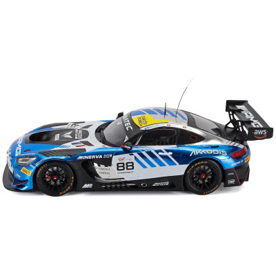 IXO MODELS MERCEDES BENZ AMG GT3 EVO TEAM AKKODIS ASP N 88 CHAMPION GTWC SEASON 2023 RAFFAELE MARCIELLO - TIMUR BOGUSLAVSKIY