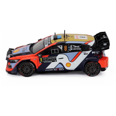 IXO MODELS HYUNDAI i20 N RALLY1 TEAM SHELL MOBIS WRT N 8 5th RALLY MONTECARLO 2025 OTT TANAK - MARTIN JARVEOJA - 2 TONE BLUE