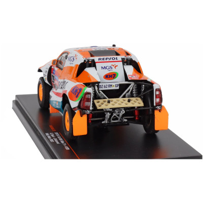 IXO MODELS TOYOTA HILUX PICK-UP GR DKR TEAM OVERDRIVE TOYOTA REPSOL N 299 RALLY DAKAR 2022 CHABOT RONAN - GILLES PILLOT - WHITE