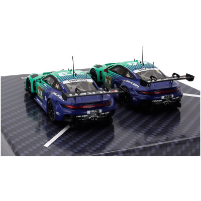 IXO MODELS PORSCHE SET 2X 911 992 GT3 R TEAM FALKEN MOTORSPORTS 24h NURBURGRING 2025 N 44 DORIAN BOCCOLACCI - TIM HEINEMANN