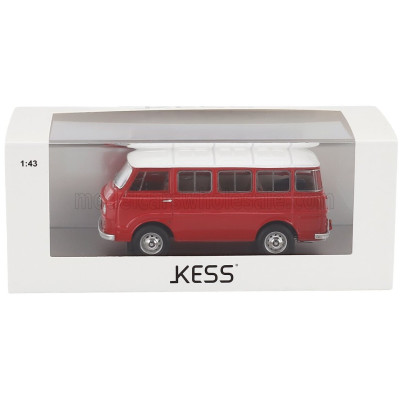 KESS MODEL ALFA ROMEO F-12 MINIBUS 1-SERIES 1967 - RED WHITE 1/43