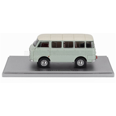 KESS MODEL ALFA ROMEO F-12 MINIBUS 1-SERIES 1967 - VERY LIGHT GREEN WHITE 1/43