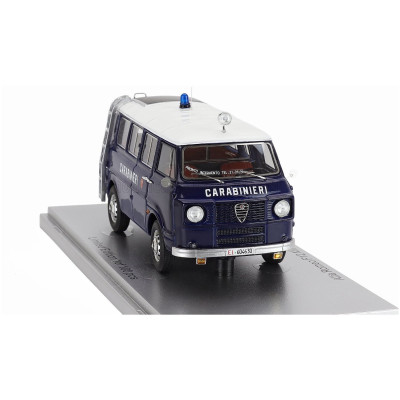 KESS MODEL ALFA ROMEO F-12 MINIBUS 1-SERIES CARABINIERI - POLICE - 1969 - BLUE WHITE 1/43
