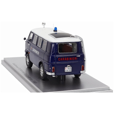 KESS MODEL ALFA ROMEO F-12 MINIBUS 1-SERIES CARABINIERI - POLICE - 1969 - BLUE WHITE 1/43