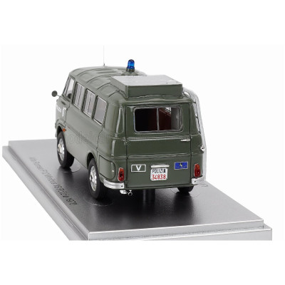 KESS MODEL ALFA ROMEO F-12 MINIBUS 1-SERIES - POLIZIA - POLICE - 1970 - MILITARY GREEN 1/43