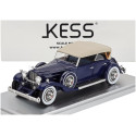 KESS MODEL PACKARD 904 CUSTOM DIETRICH DUEL COWL SPORT PHEATON CLOSED 1932 - BLUE BEIGE 1/43