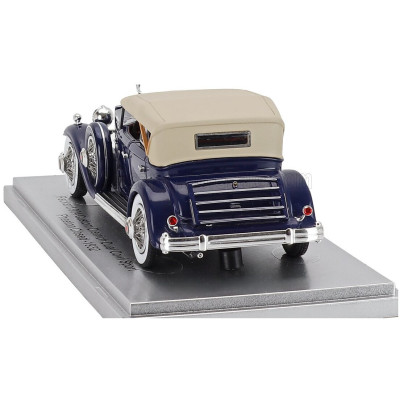 KESS MODEL PACKARD 904 CUSTOM DIETRICH DUEL COWL SPORT PHEATON CLOSED 1932 - BLUE BEIGE 1/43