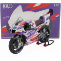 KILOWORKS DUCATI DESMOSEDICI GP23 TEAM PRIMA PRAMAC RACING N 89 MOTOGP SEASON 2023 JORGE MARTIN - PURPLE RED WHITE 1/12