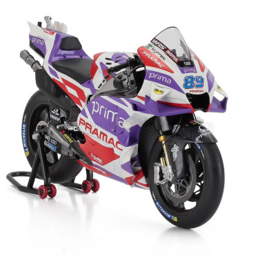 KILOWORKS DUCATI DESMOSEDICI GP23 TEAM PRIMA PRAMAC RACING N 89 MOTOGP SEASON 2023 JORGE MARTIN - PURPLE RED WHITE 1/12