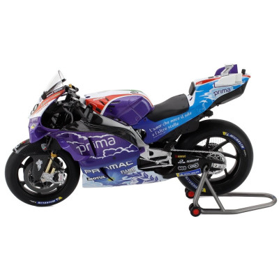 KILOWORKS DUCATI DESMOSEDICI GP23 TEAM PRIMA PRAMAC RACING N 89 MOTOGP ITALY GP 2023 JORGE MARTIN - PURPLE BLUE 1/12