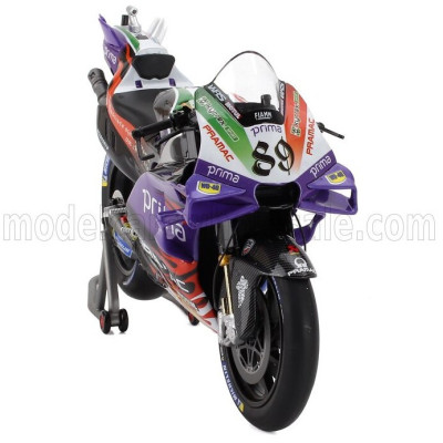 KILOWORKS DUCATI DESMOSEDICI GP23 TEAM PRIMA PRAMAC RACING N 89 MOTOGP ITALY GP 2023 JORGE MARTIN - PURPLE BLUE 1/12