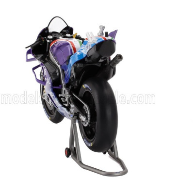 KILOWORKS DUCATI DESMOSEDICI GP23 TEAM PRIMA PRAMAC RACING N 89 MOTOGP ITALY GP 2023 JORGE MARTIN - PURPLE BLUE 1/12