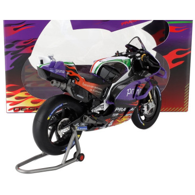KILOWORKS DUCATI DESMOSEDICI GP23 TEAM PRIMA PRAMAC RACING N 5 MOTOGP ITALY GP 2023 JOHANN ZARCO - PURPLE BLUE 1/12