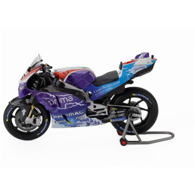 KILOWORKS DUCATI DESMOSEDICI GP23 TEAM PRIMA PRAMAC RACING N 5 MOTOGP ITALY GP 2023 JOHANN ZARCO - PURPLE BLUE 1/12
