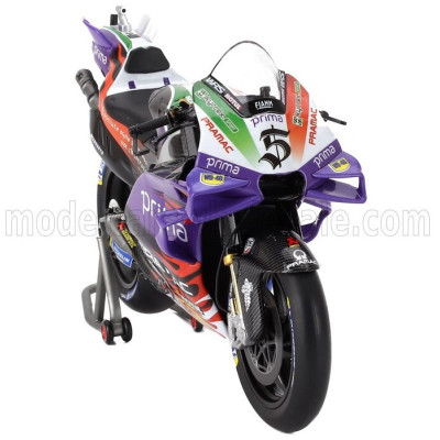 KILOWORKS DUCATI DESMOSEDICI GP23 TEAM PRIMA PRAMAC RACING N 5 MOTOGP ITALY GP 2023 JOHANN ZARCO - PURPLE BLUE 1/12