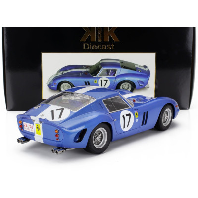 KK SCALE FERRARI 250 GTO 3.0L V12 TEAM N.A.R.T. NORTH AMERICAN RACING N 17 24h LE MANS 1962 BOB GROSSMAN - GLENN ROBERTS
