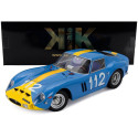 KK SCALE FERRARI 250 GTO 3.0L V12 COUPE N 112 TARGA FLORIO 1964 ULF NORINDER - PICKO TROBERG - BLUE YELLOW 1/12