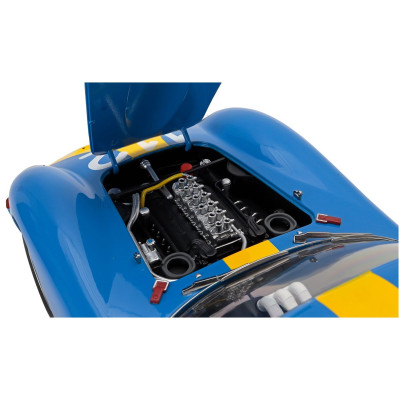KK SCALE FERRARI 250 GTO 3.0L V12 COUPE N 112 TARGA FLORIO 1964 ULF NORINDER - PICKO TROBERG - BLUE YELLOW 1/12