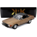 KK SCALE MERCEDES BENZ SL-CLASS 450SL (R107) CABRIOLET 1985 - GOLD MET 1/12