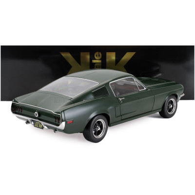 KK SCALE FORD USA MUSTANG GT FASTBACK COUPE 1968 - MATT GREEN 1/12