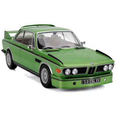 KK SCALE BMW 3.0 CSL E9 COUPE 1973 - GREEN MET 1/12