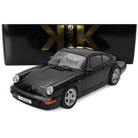 KK SCALE PORSCHE 911 964 RS COUPE 1992 - CERCHI SPEEDLINE - SPEEDLINE RIMS - BLACK 1/12